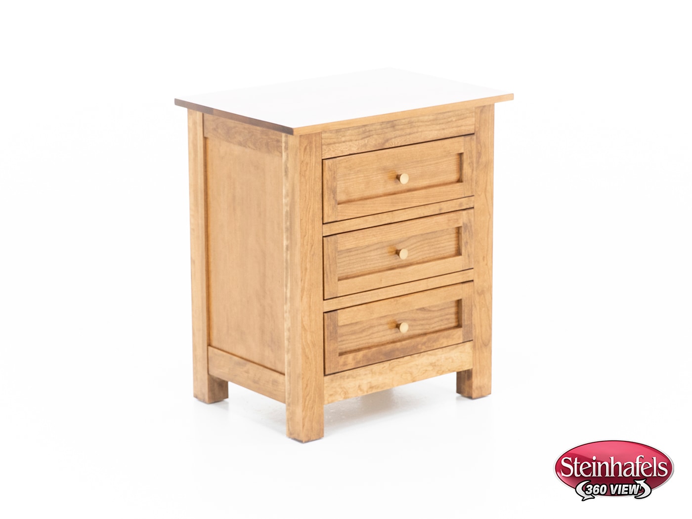 witmer furniture brown three drawer  image   