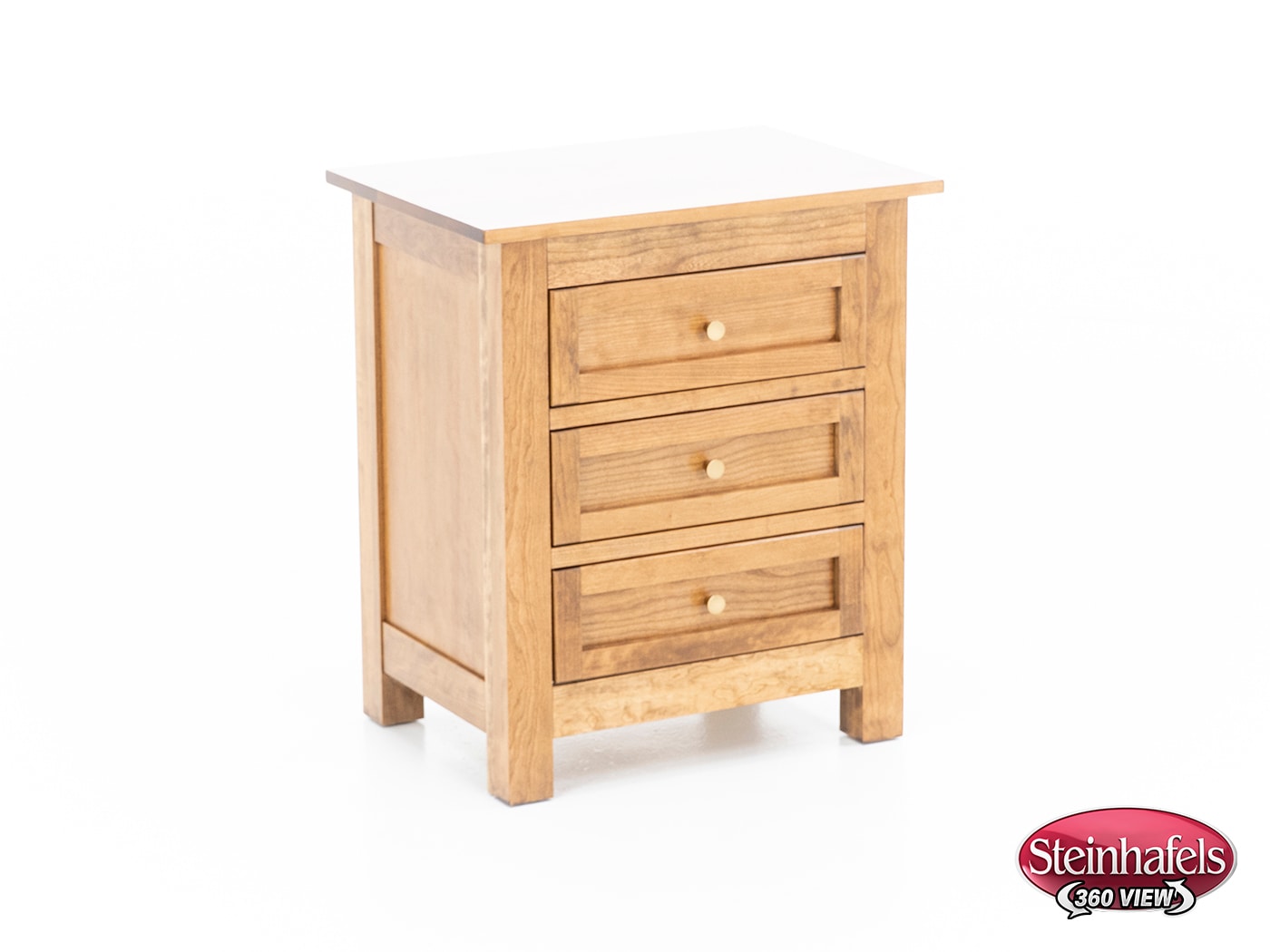 witmer furniture brown three drawer  image   