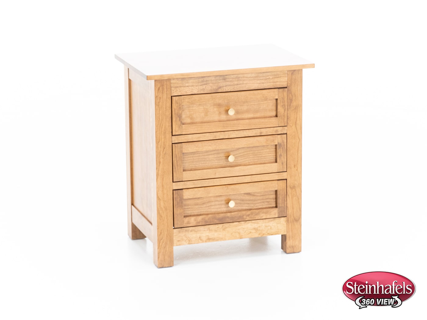 witmer furniture brown three drawer  image   