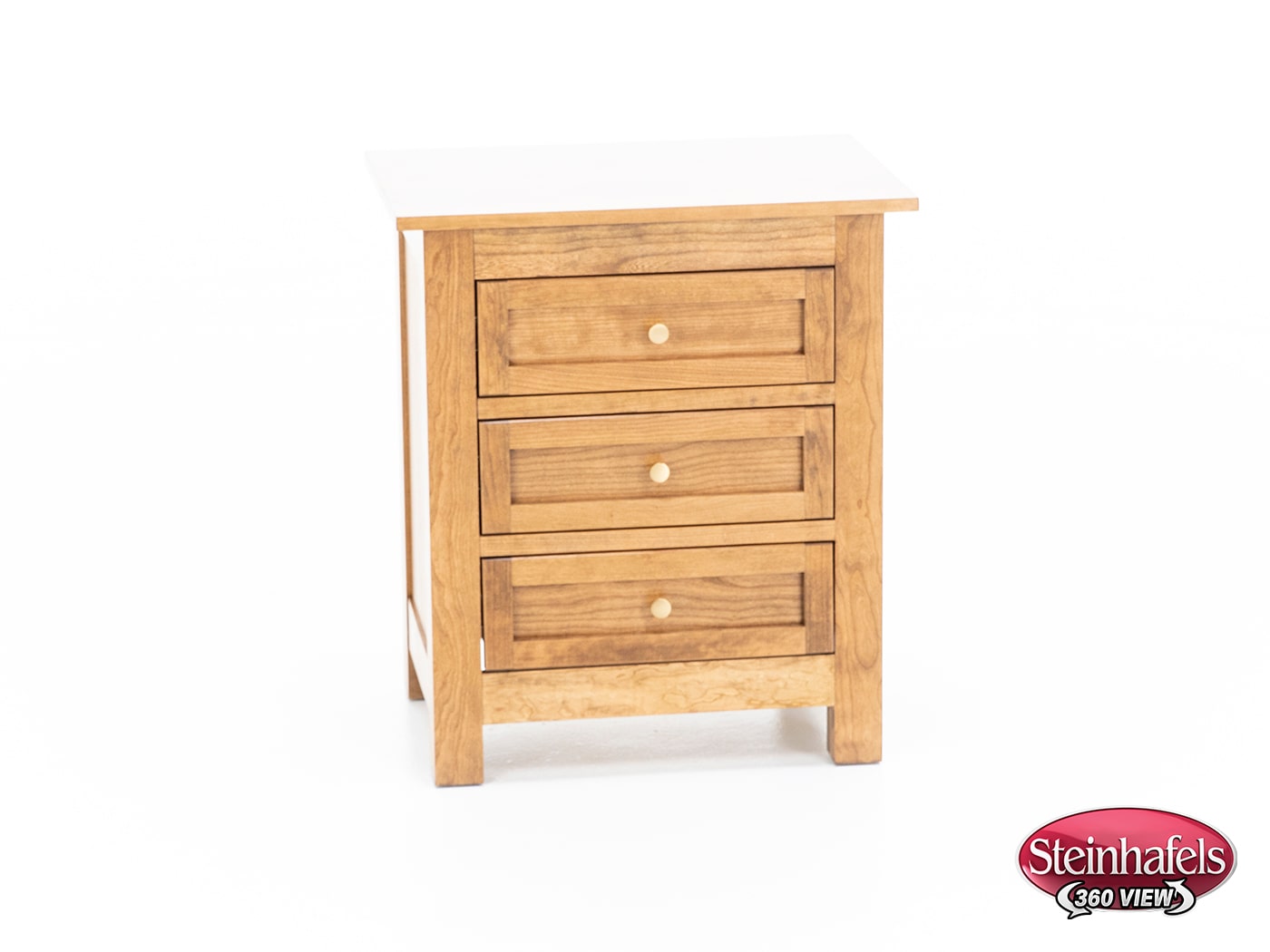 witmer furniture brown three drawer  image   