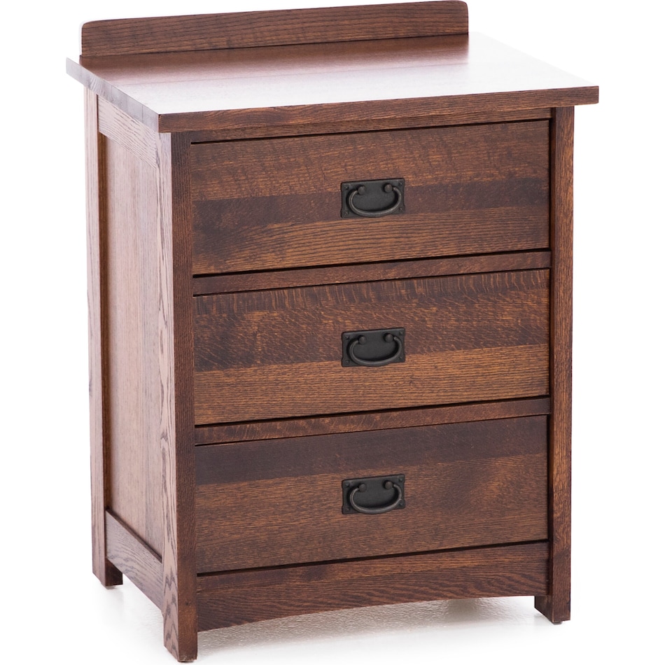 witmer furniture brown three drawer   