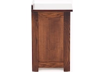 witmer furniture brown three drawer   