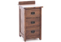 witmer furniture brown three drawer   