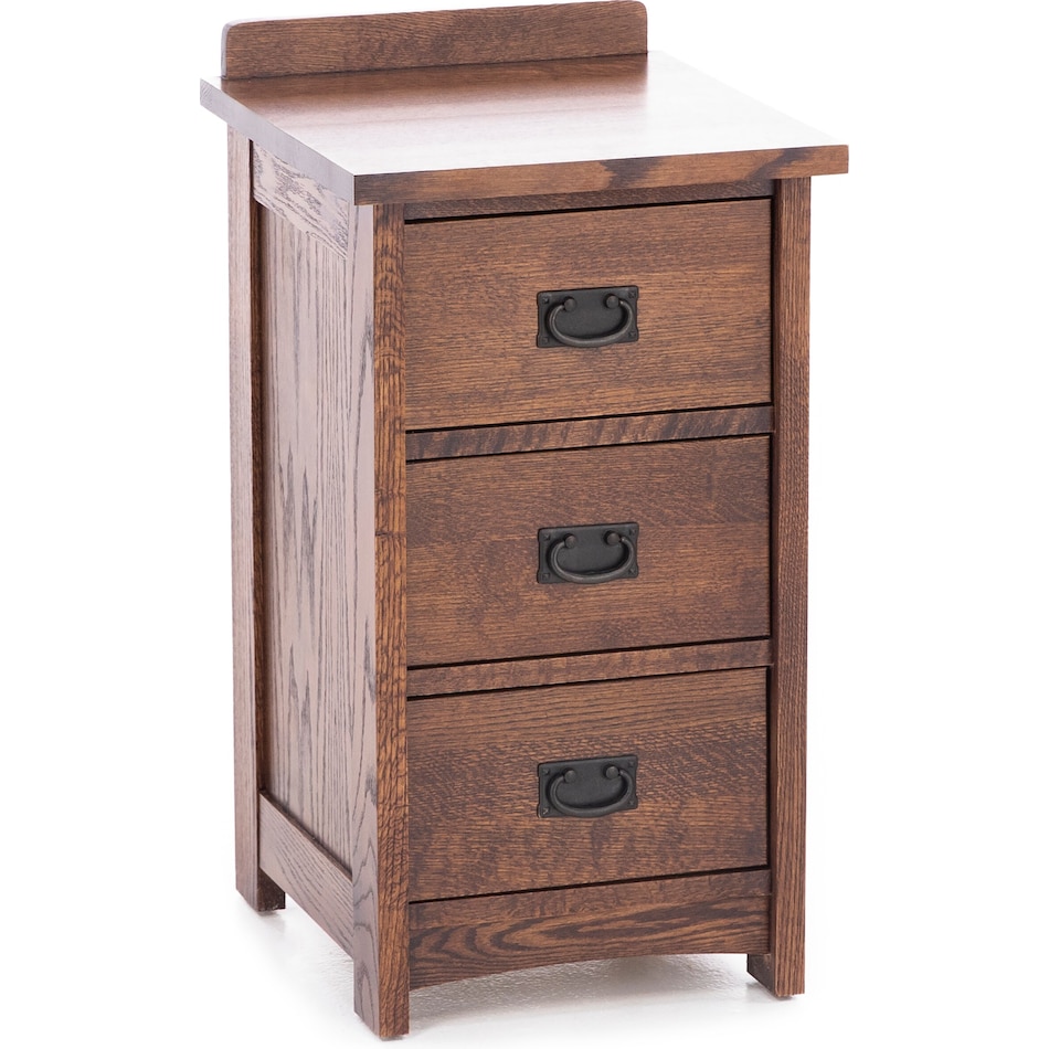 witmer furniture brown three drawer   