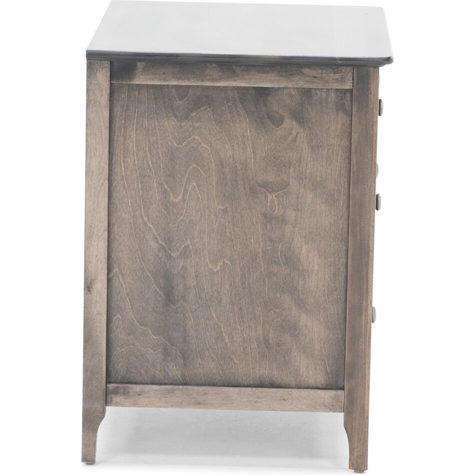 witmer furniture brown three drawer   