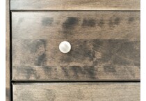 witmer furniture brown three drawer   