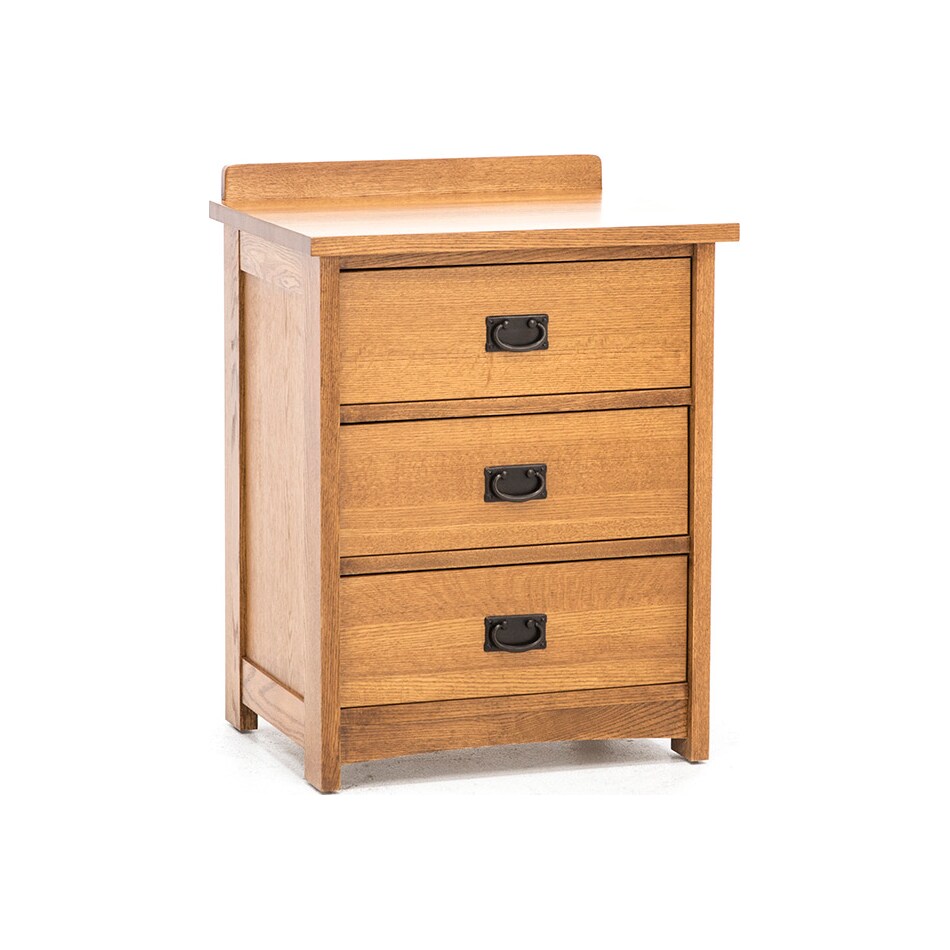 witmer furniture brown three drawer   