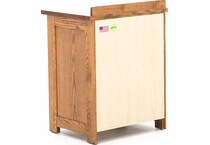 witmer furniture brown three drawer   