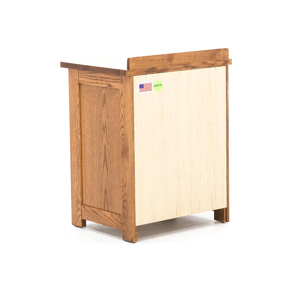 witmer furniture brown three drawer   