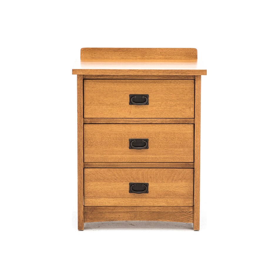 witmer furniture brown three drawer   