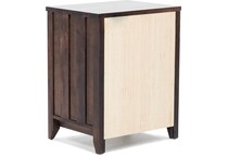 witmer furniture brown three drawer   