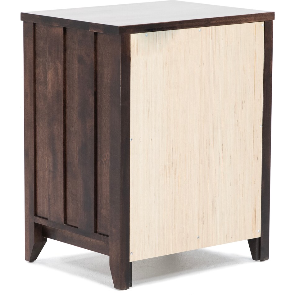 witmer furniture brown three drawer   