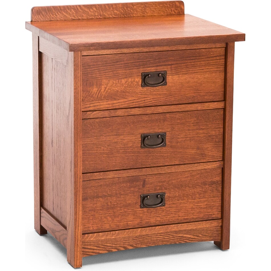 witmer furniture brown three drawer   
