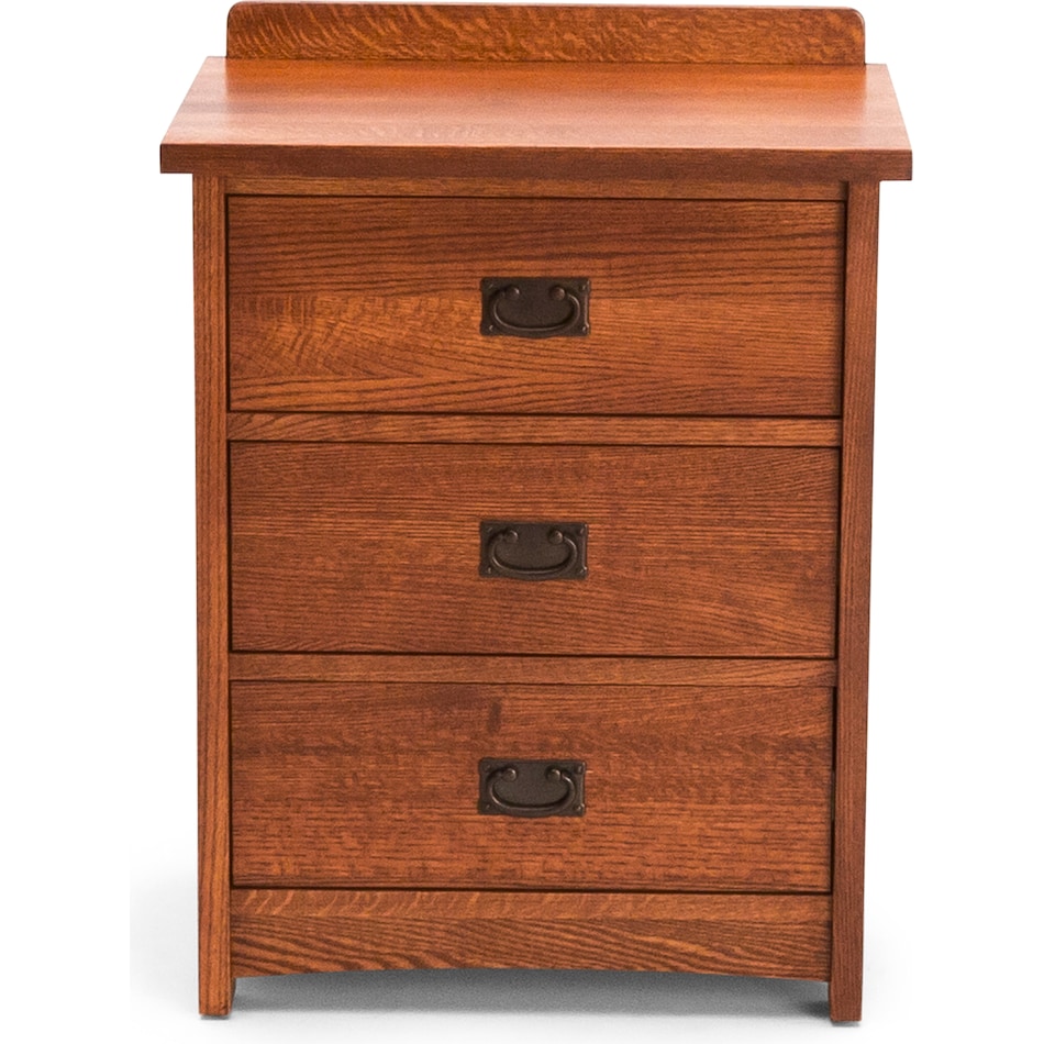 witmer furniture brown three drawer   