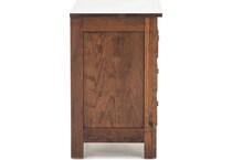 witmer furniture brown three drawer   
