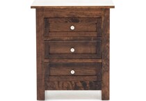 witmer furniture brown three drawer   