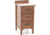 witmer furniture brown three drawer   