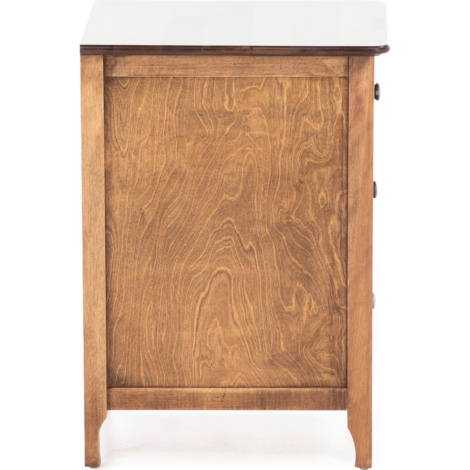 witmer furniture brown three drawer   