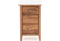 witmer furniture brown three drawer   