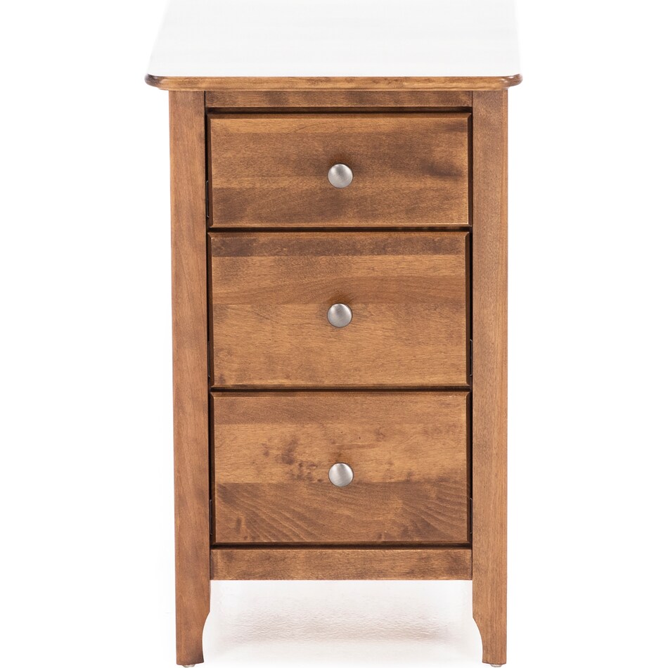 witmer furniture brown three drawer   