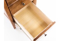 witmer furniture brown three drawer   