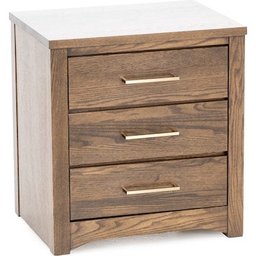 Charlevoix Three Drawer Nightstand