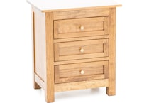 witmer furniture brown three drawer   