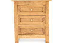 witmer furniture brown three drawer   