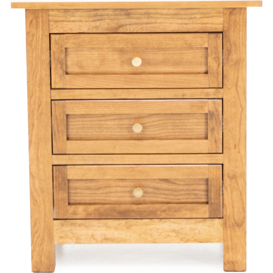 witmer furniture brown three drawer   