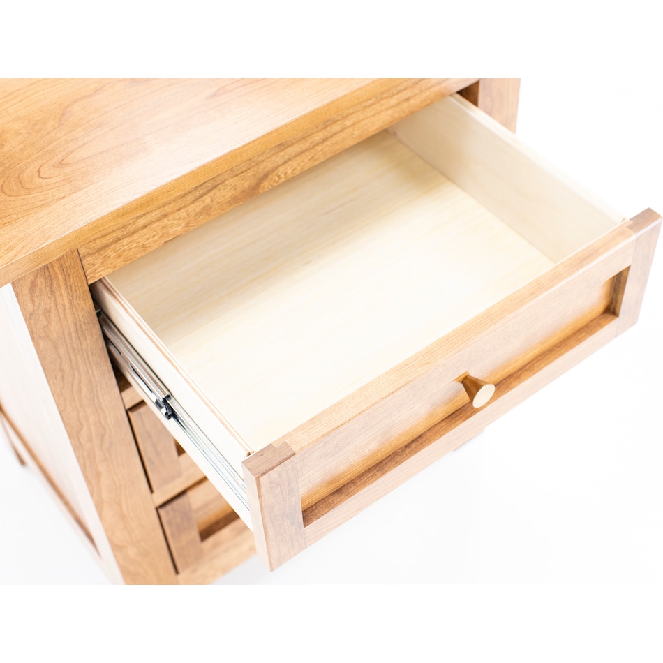 witmer furniture brown three drawer   