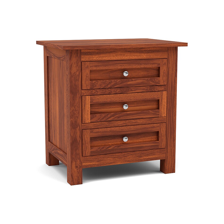 witmer furniture brown three drawer   