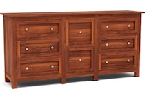 witmer furniture brown triple   