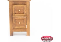 witmer furniture brown two drawer  image   