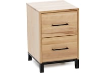witmer furniture brown two drawer   