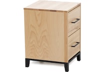 witmer furniture brown two drawer   