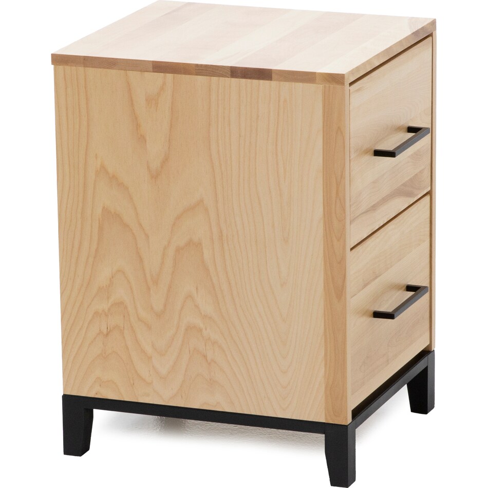 witmer furniture brown two drawer   