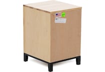 witmer furniture brown two drawer   