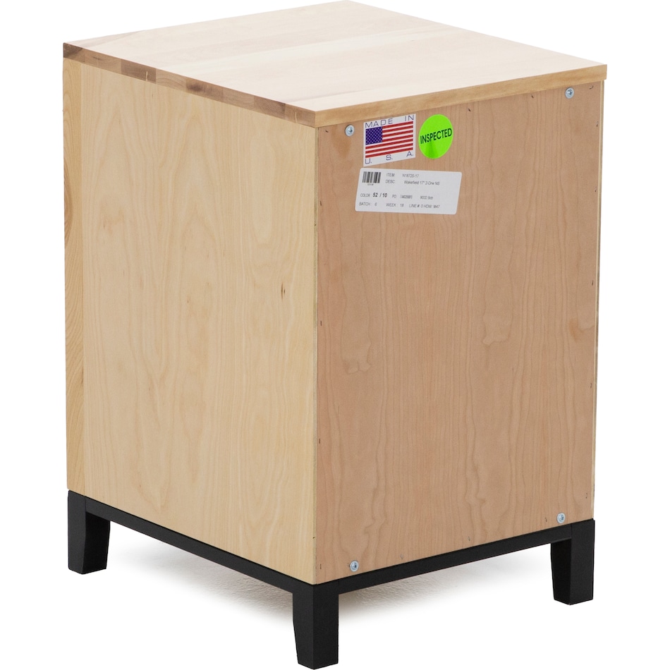 witmer furniture brown two drawer   