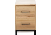 witmer furniture brown two drawer   