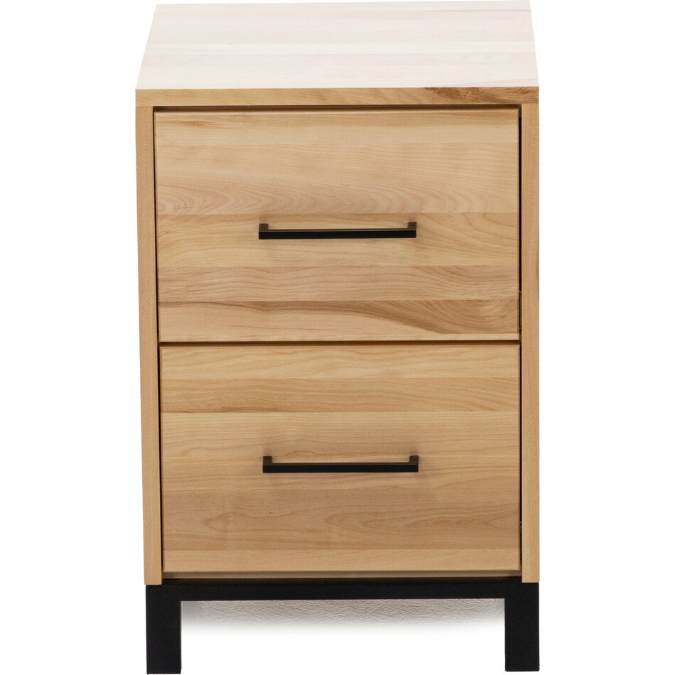 witmer furniture brown two drawer   