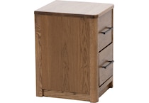 witmer furniture brown two drawer   