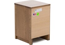 witmer furniture brown two drawer   