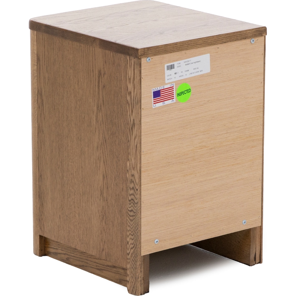 witmer furniture brown two drawer   