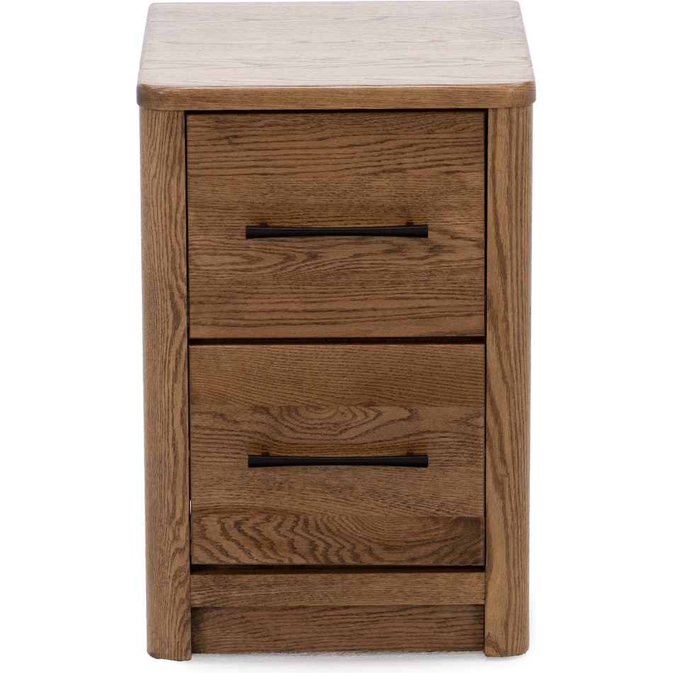 witmer furniture brown two drawer   