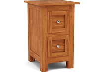 witmer furniture brown two drawer   