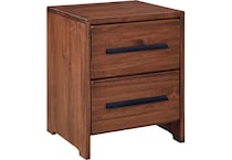 witmer furniture brown two drawer   