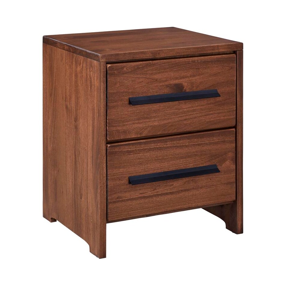 witmer furniture brown two drawer   