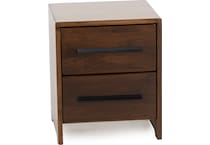 witmer furniture brown two drawer   