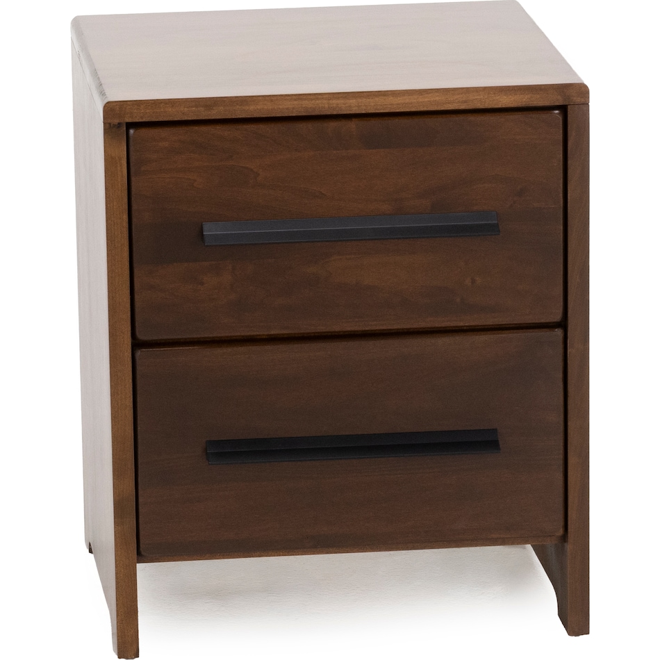 witmer furniture brown two drawer   