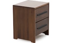 witmer furniture brown two drawer   